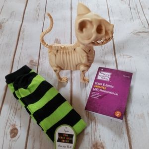 Halloween- Cat- Witch Socks- Talking